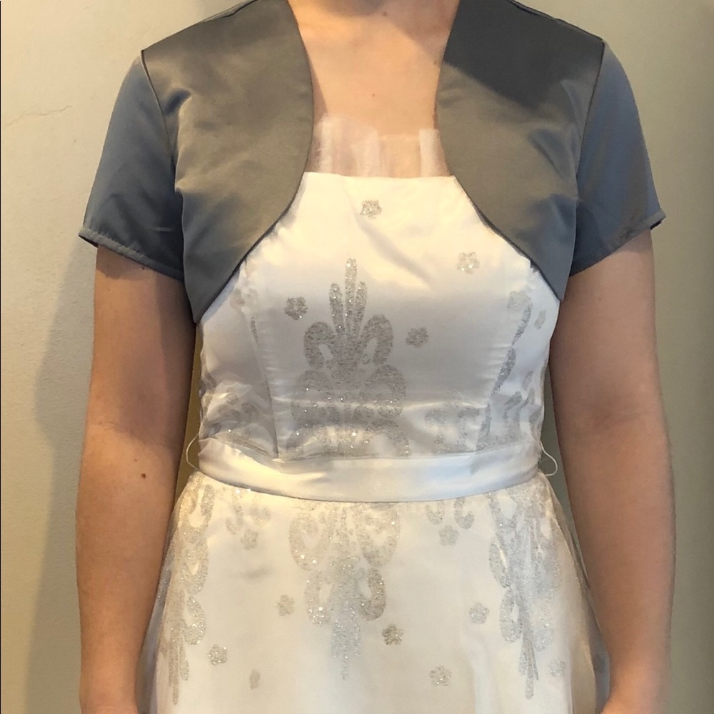 White prom dress